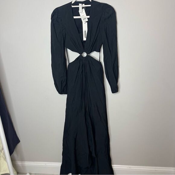 Jaelynn Cut Out Dress in Black SIMKHAI NWT XS - Picture 5 of 7